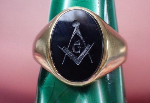 Vintage german 8ct masonic - vintage,