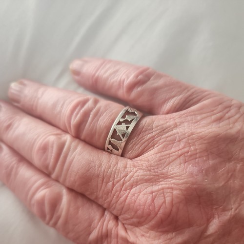 Masonic wedding ring 9ct - masonic,