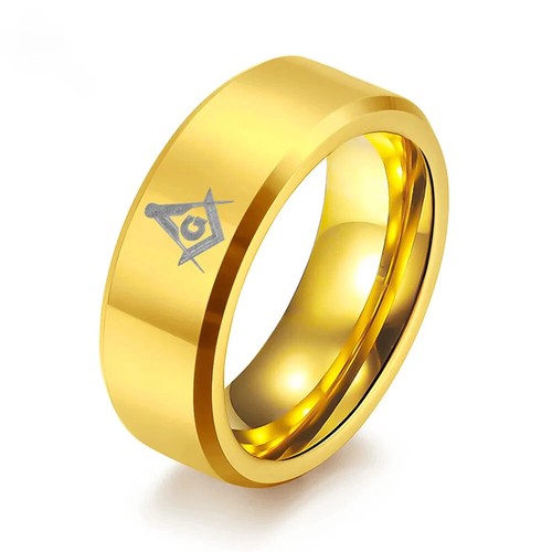 Luxury masonic tungsten steel - masonic,