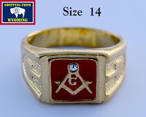 Masonic ring gold - ring,
