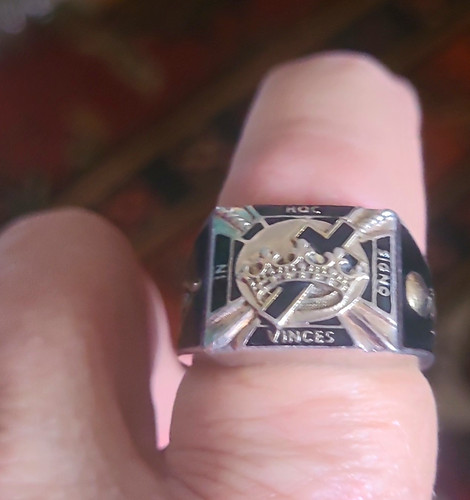 Masonic craft ring square - ring, &