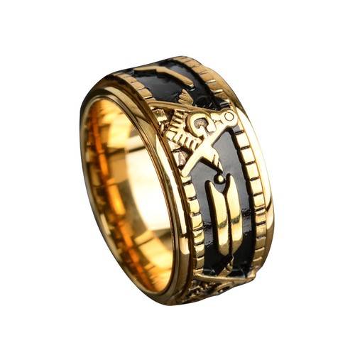 Men masonic freemason ring - freemason,