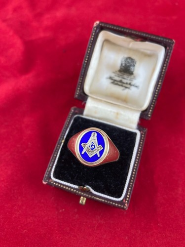 Heavy masonic signet ring - heavy,