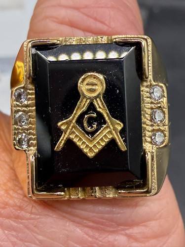 Mens gold masonic - mens,