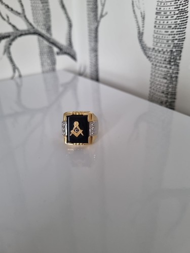 Masonic mason gold - gold, plated
