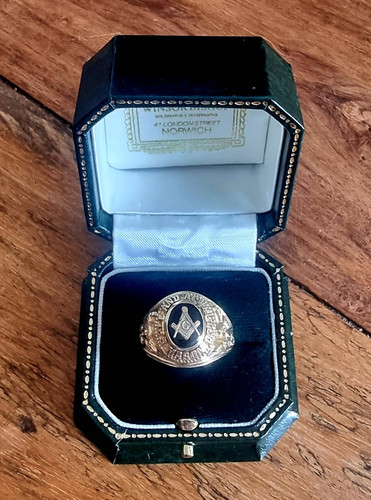 10k gold vintage - gold, masonic