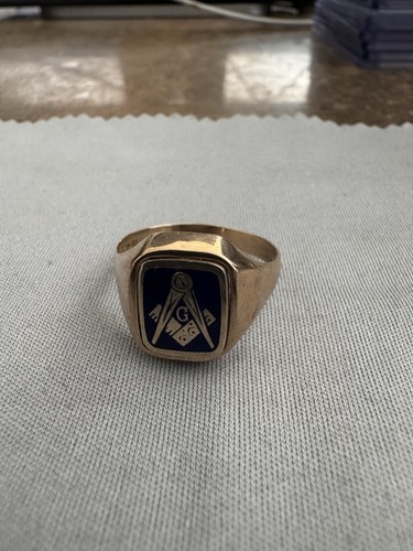 Vintage 9ct gold - vintage, masonic