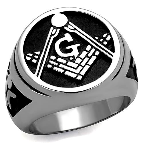 Men masonic ring stainless - men's,