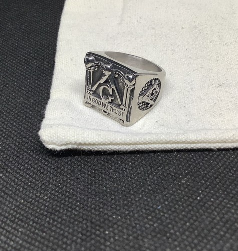 Vintage style masonic ring - masonic,