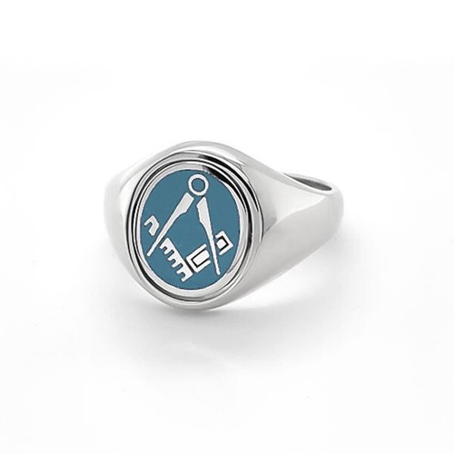 Craft masonic ring square and - square,