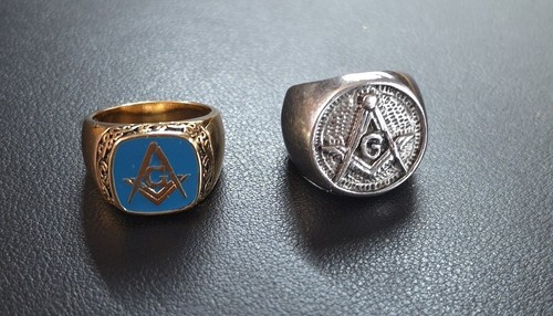 Vintage masonic ring lot 2 - of,