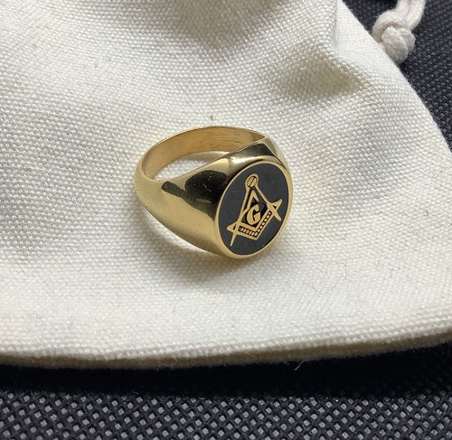 Vintage style masonic ring - masonic,