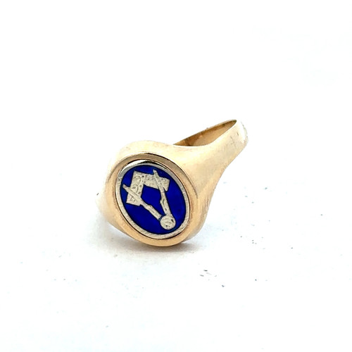 9ct yellow gold - , masonic
