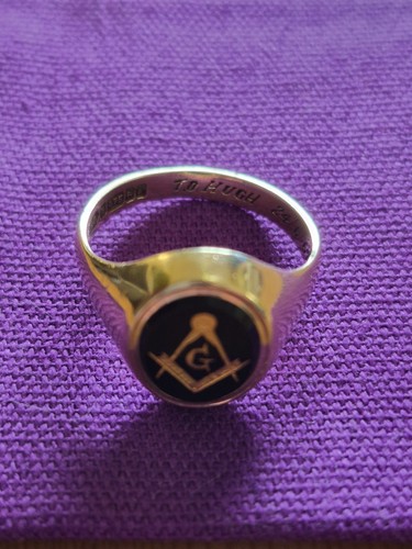 Masonic ring ct gold - masonic,