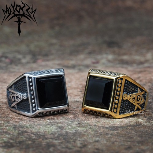 Mens freemason black onyx - mens,