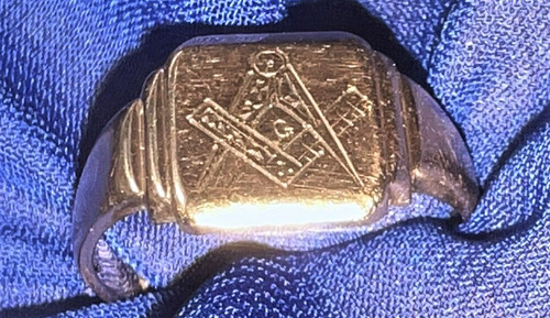 Masonic antique 1900s stamped - antique,