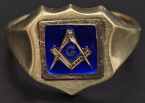 Vintage 9ct gold masonic - 9ct,