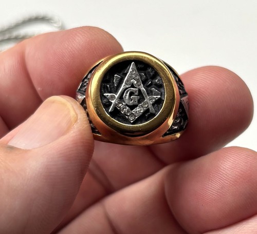 Masonic square and compass - and,