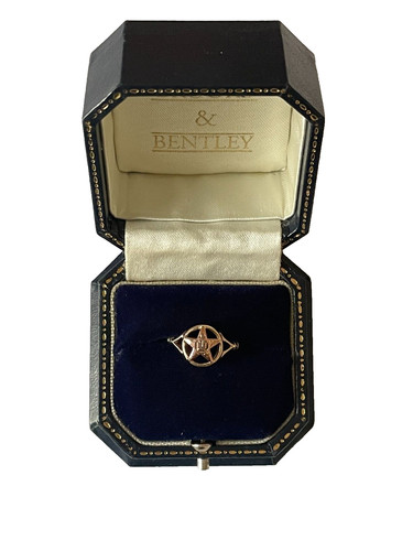 1981 masonic ring 9ct - 1981,