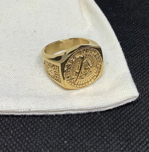 Vintage style masonic ring - style,