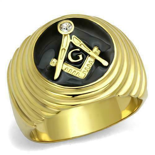 Mens masonic ring - , signet