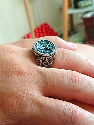 Masonic signet ring - masonic,