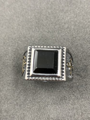Masonic ring stainless steel - stainless,