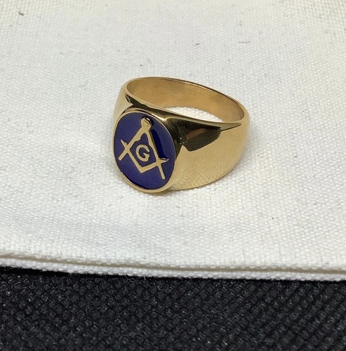 Vintage style masonic - style, ring