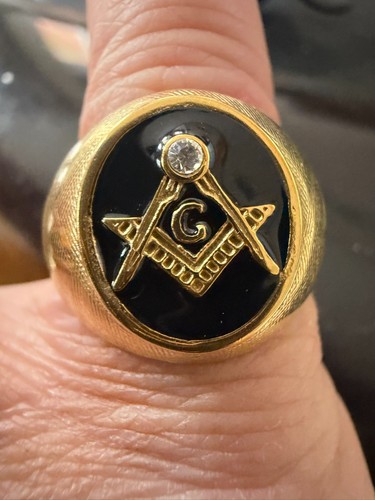 Mens masonic signet - mens,