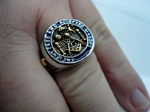 Pre owned freemason metal - freemason, ring