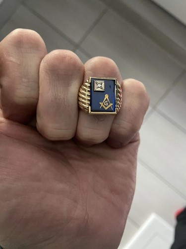 Men masonic ring - men’s, t)