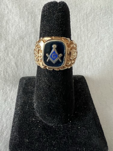 Masonic ring kt yellow - 10,