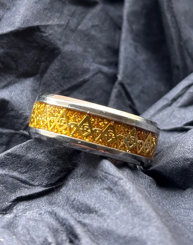 Masonic ring stainless steel - ring,