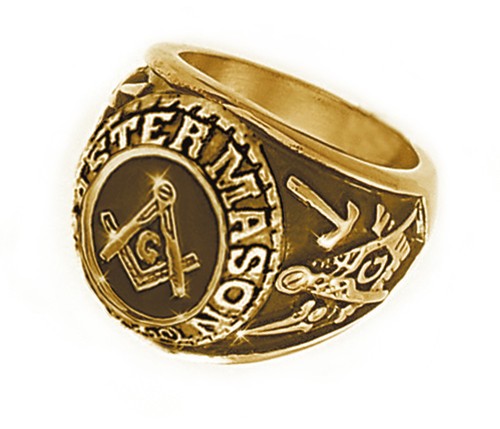 Free mason ring freemasonry - ring,