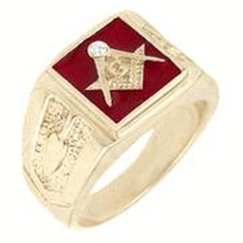 18k gold masonic freemason - gold,