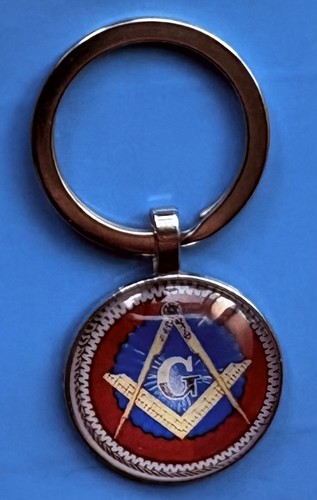 Masonic square and compass key - and,